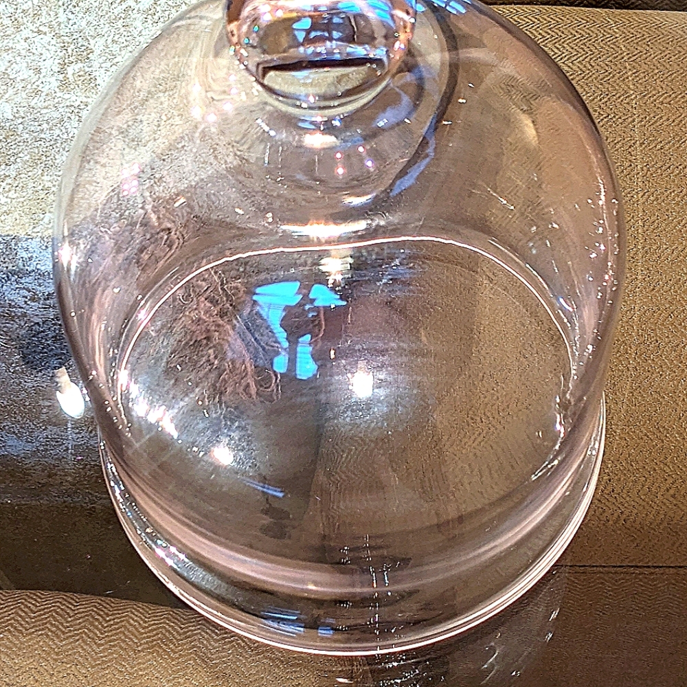Bell shape glass dome 12" X 10.5"
